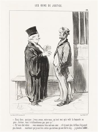 HONORÉ DAUMIER Les Gens de Justice.